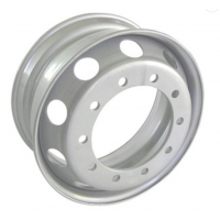 22.5 inch wheels rims 22.5-9.00 Tubeless Steel Wheel 15DC bus Wheels rims passenger car rims chrome silver black 12R22.5 