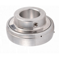 Stainless steel set screw locking insert ball bearing for engineering machine 